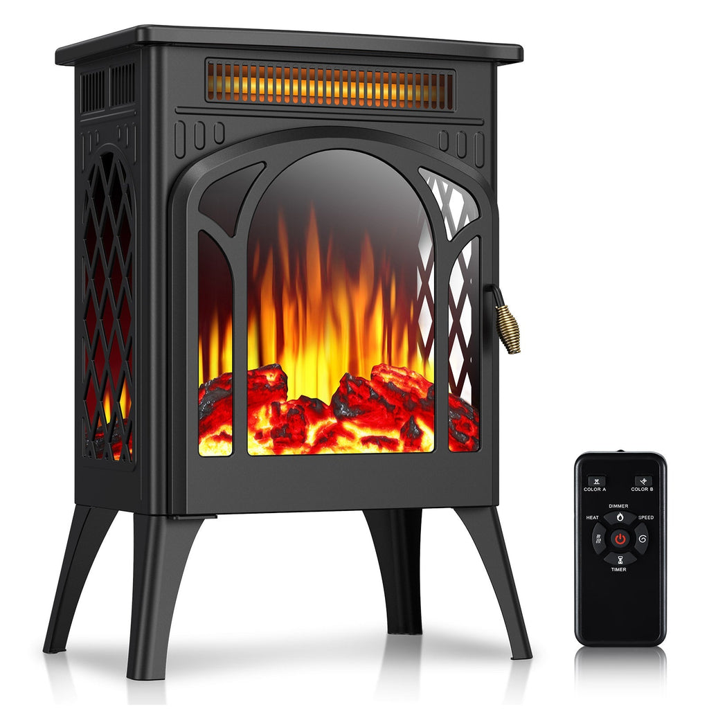 16" Free Standing Electric Fireplace Stove S180