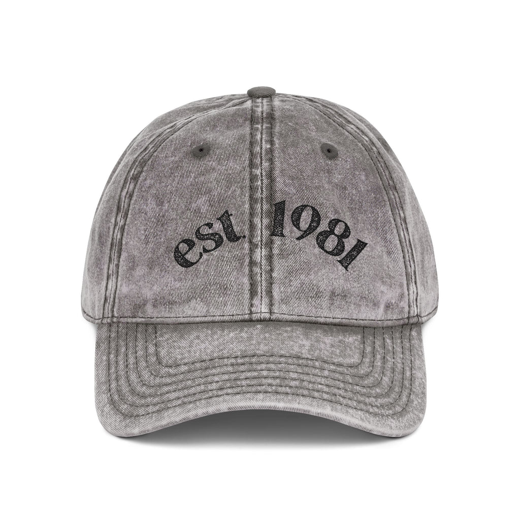 Embroidered Vintage Cap