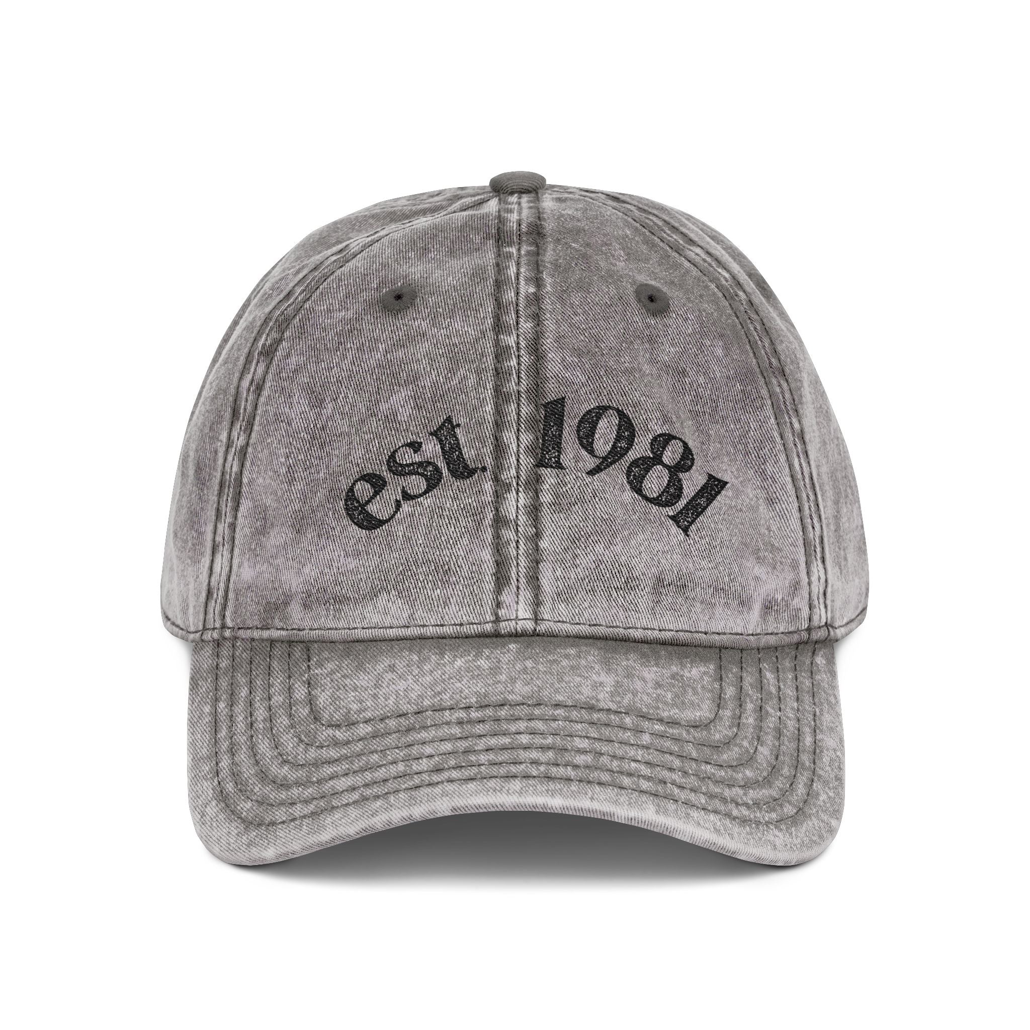 Embroidered Vintage Cap