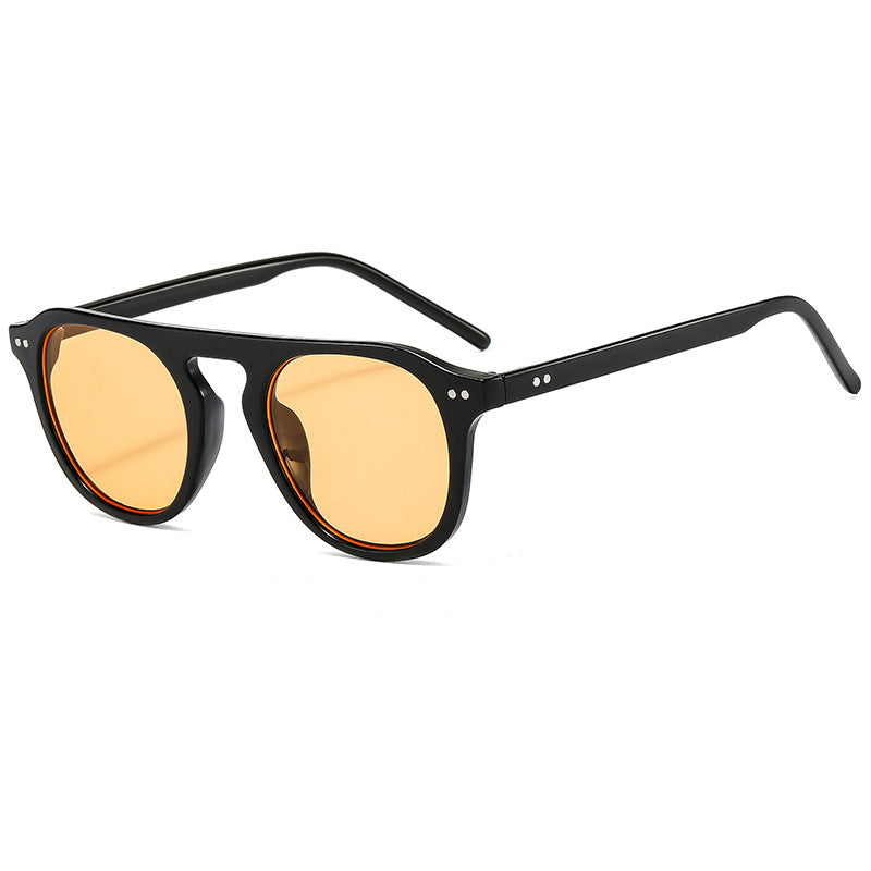 Retro Jelly Color Aviator Sunglasses - Vintage Chic