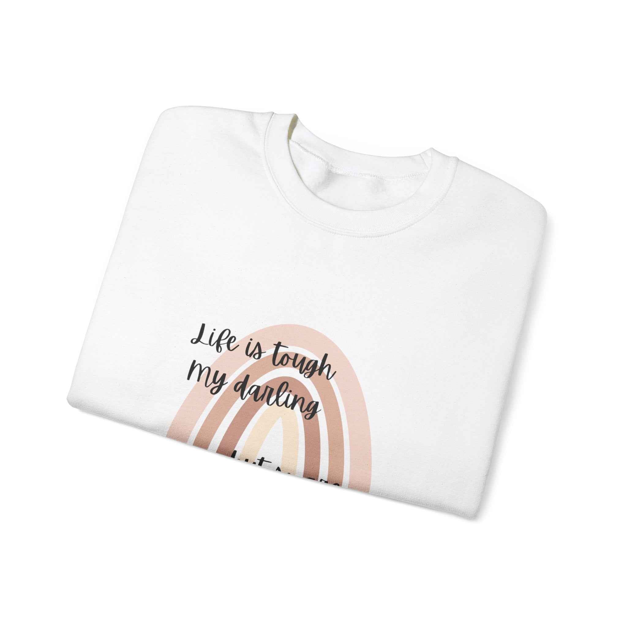Life is tough: Crewneck Adult Sweatshirt Women's Top