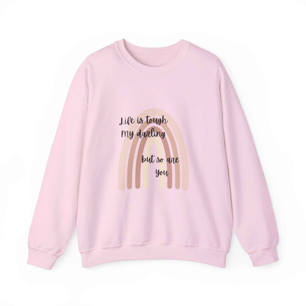 Life is tough: Crewneck Adult Sweatshirt Women's Top