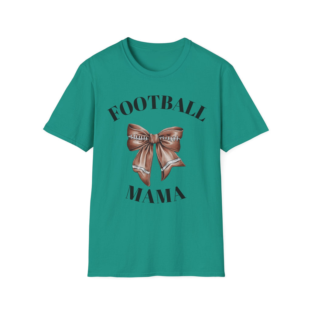 Football Mom Unisex T-Shirt - Supportive Mom of Kids Design