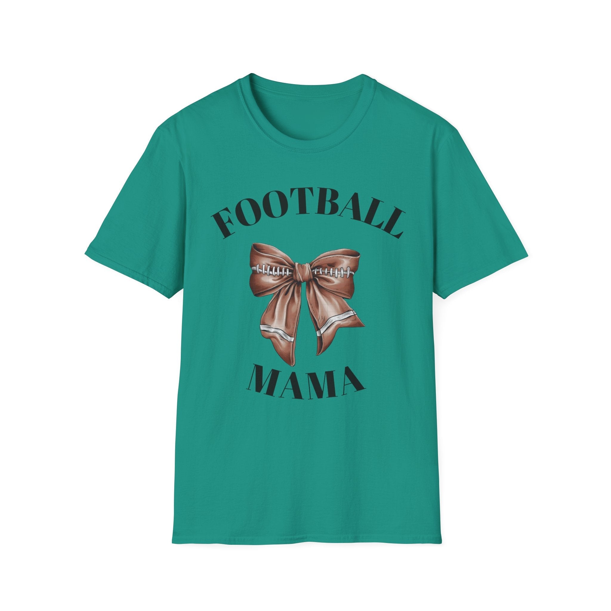 Football Mom Unisex T-Shirt - Supportive Mom of Kids Design