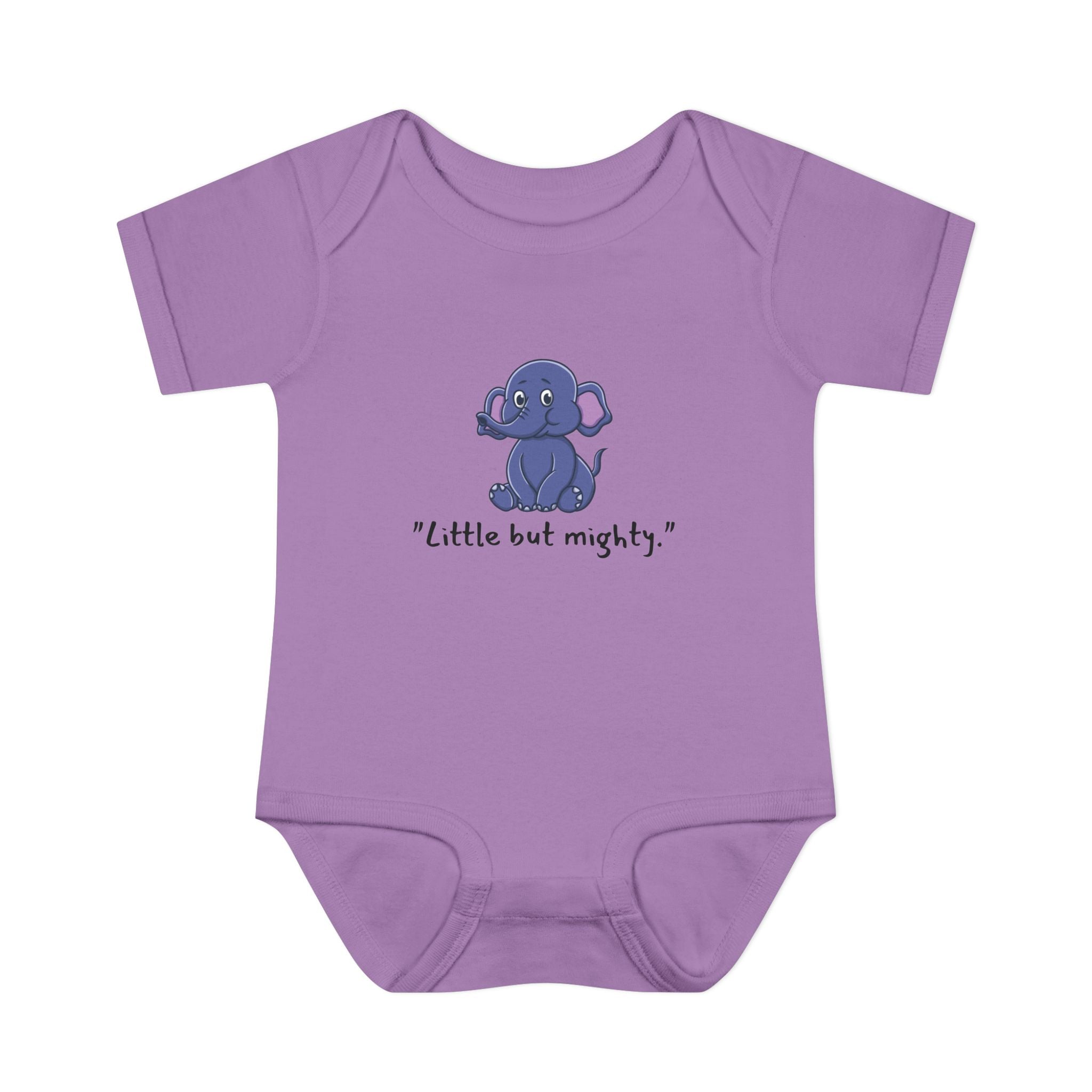 Baby Bodysuit - Little But Mighty Elephant