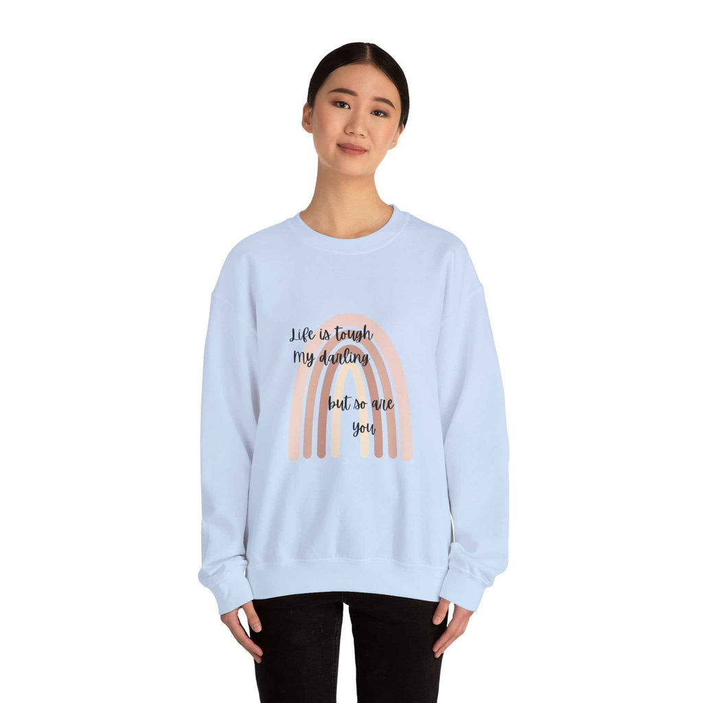 Life is tough: Crewneck Adult Sweatshirt Women's Top