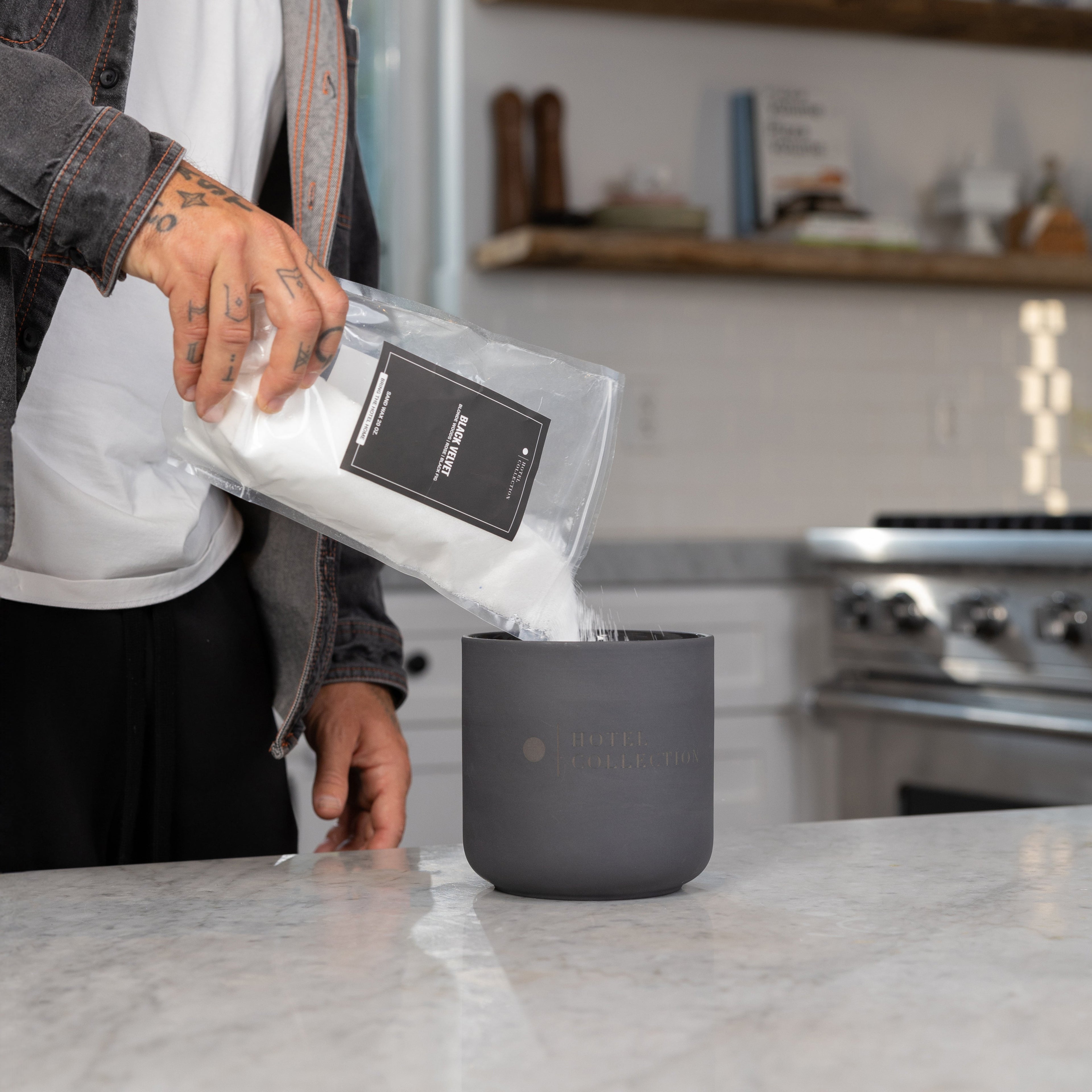 Grande Ceramic Sand Wax Set