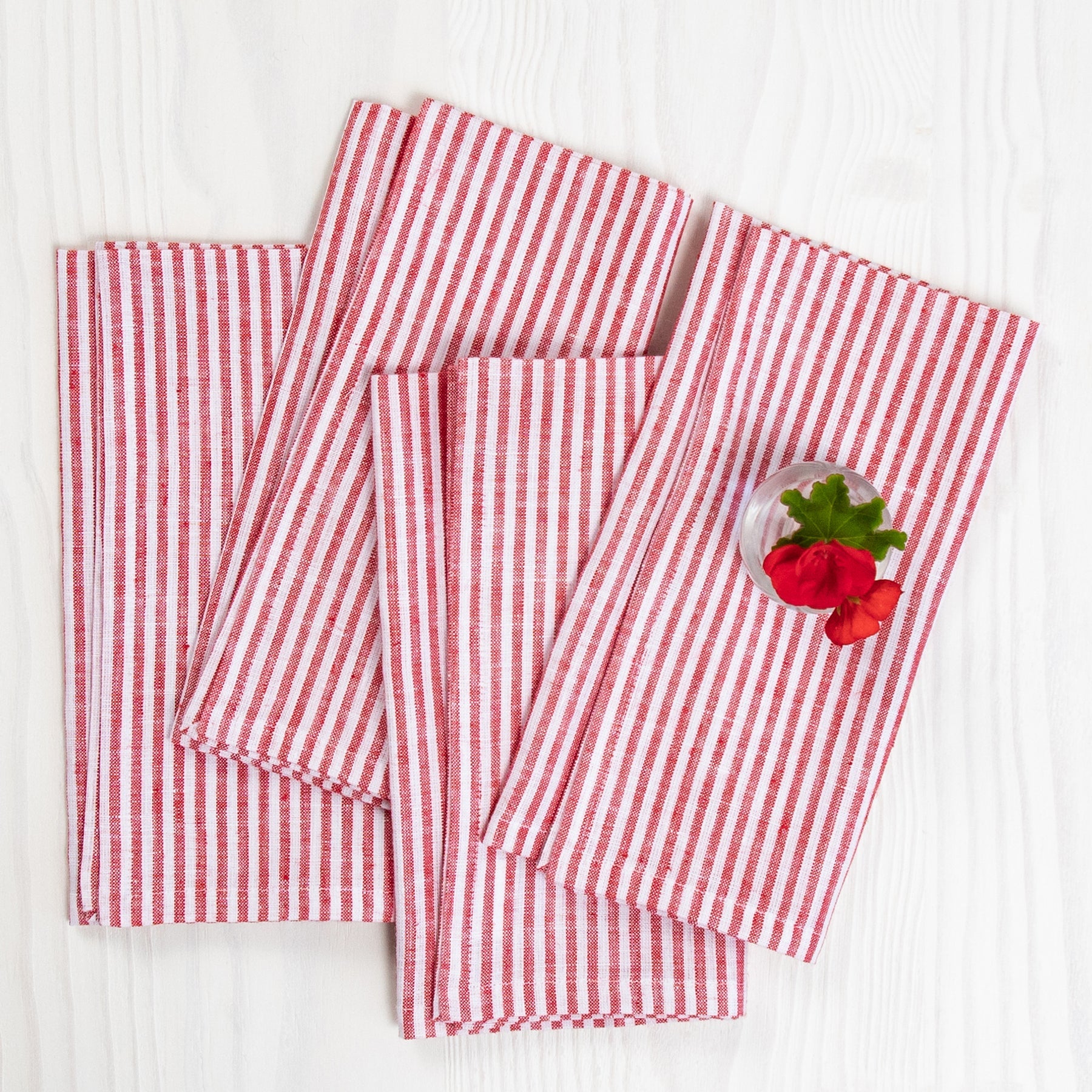 Narrow Stripe Napkins, Set of 4