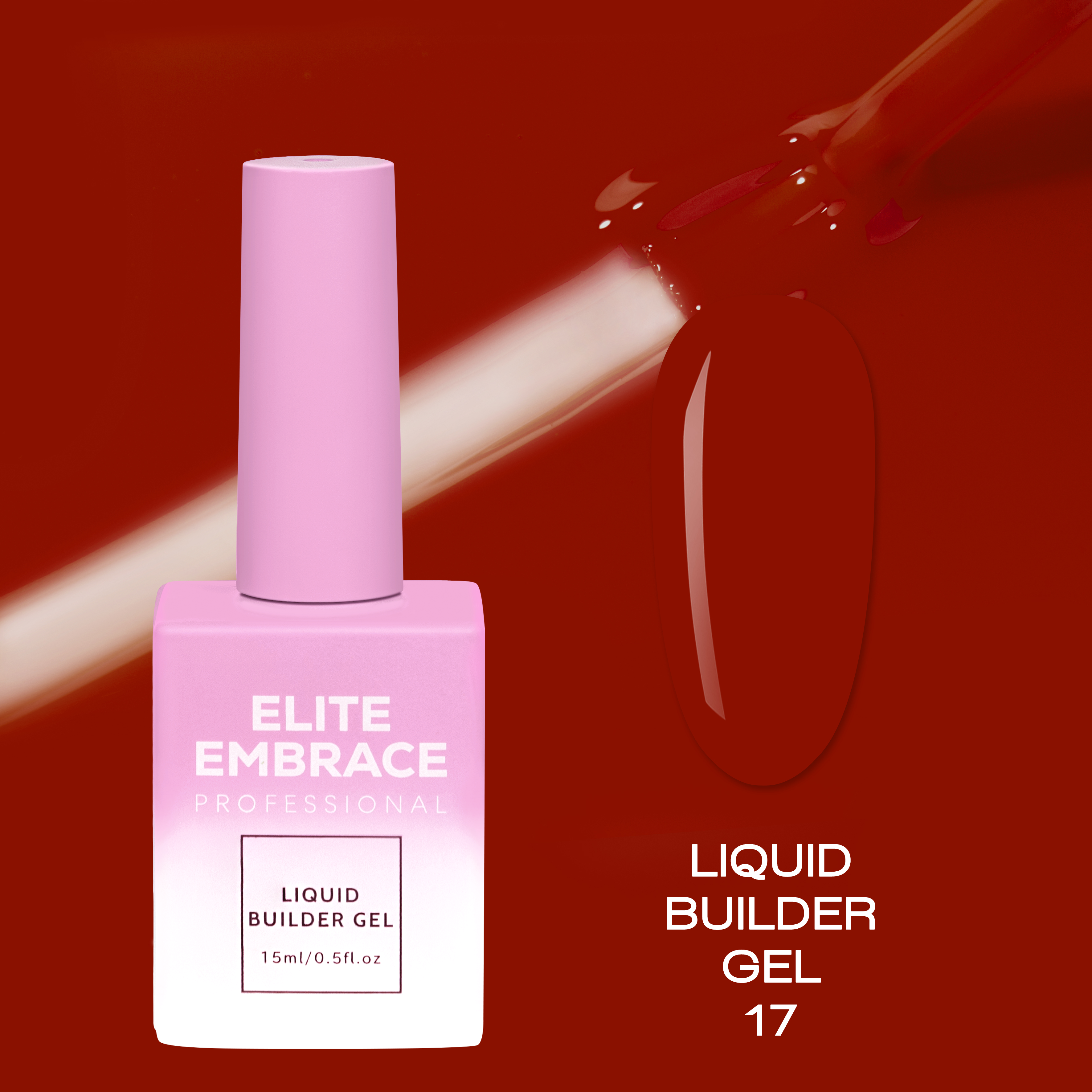 ELITE EMBRACE Professional Liquid Builder Gel 17 15ml ELBG1715
