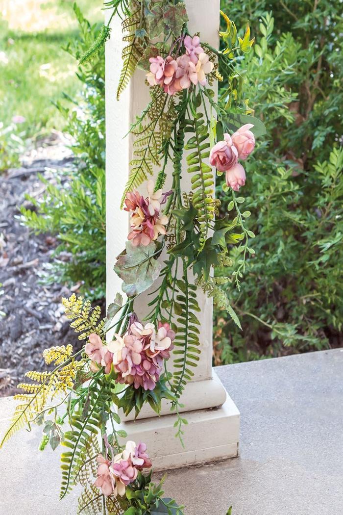Mauve Hydrangea Garland