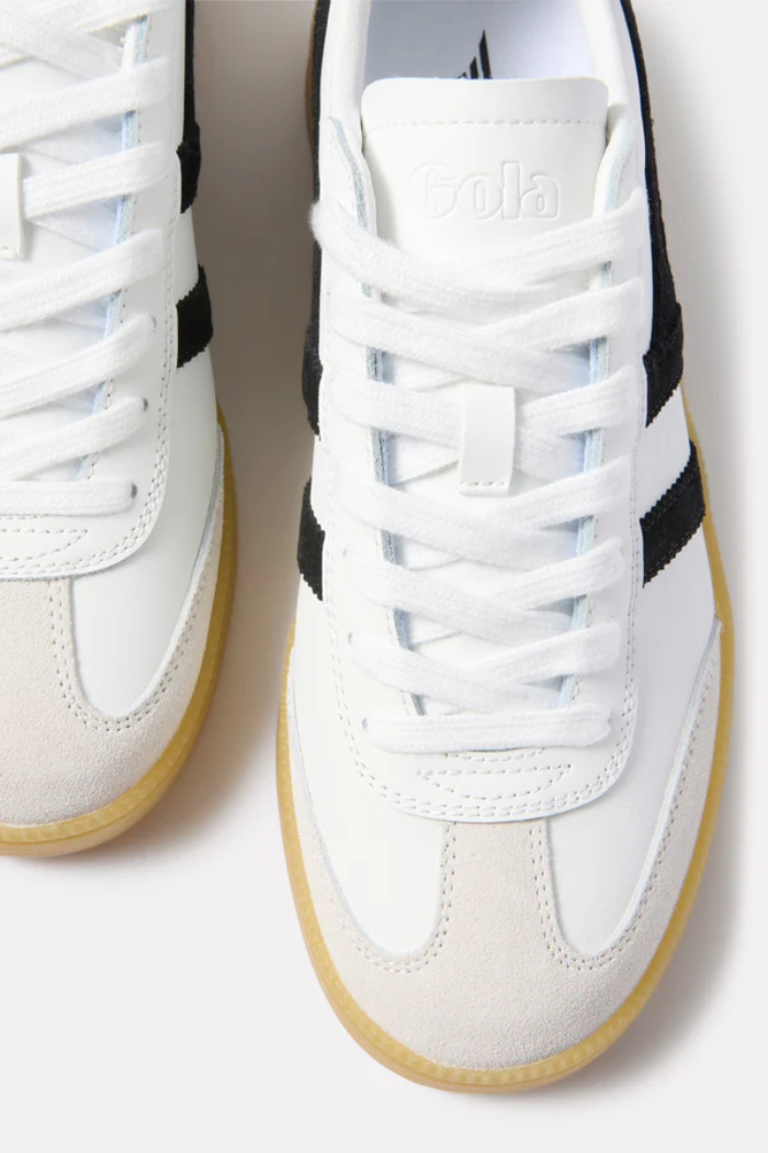 Men's Viper Leather Sneaker - White/Black/Gum