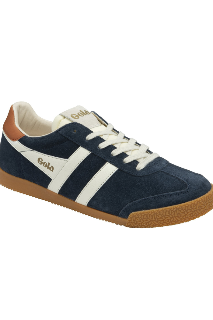 Gola Classics Men's Elan Sneakers-Navy/Off White/Moody Orange