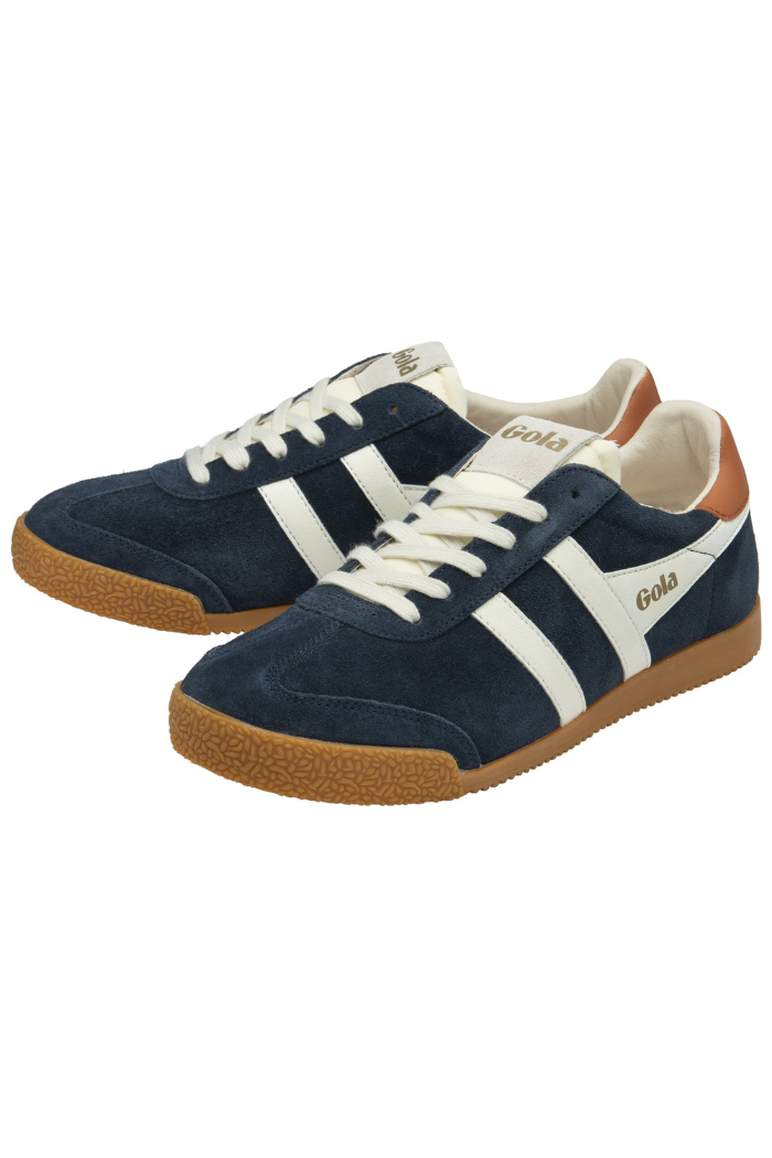 Gola Classics Men's Elan Sneakers-Navy/Off White/Moody Orange