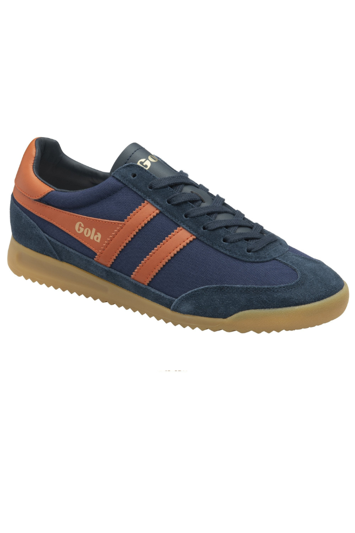 Gola Classics Men's Tornado Sneakers- Navy/Moody Orange