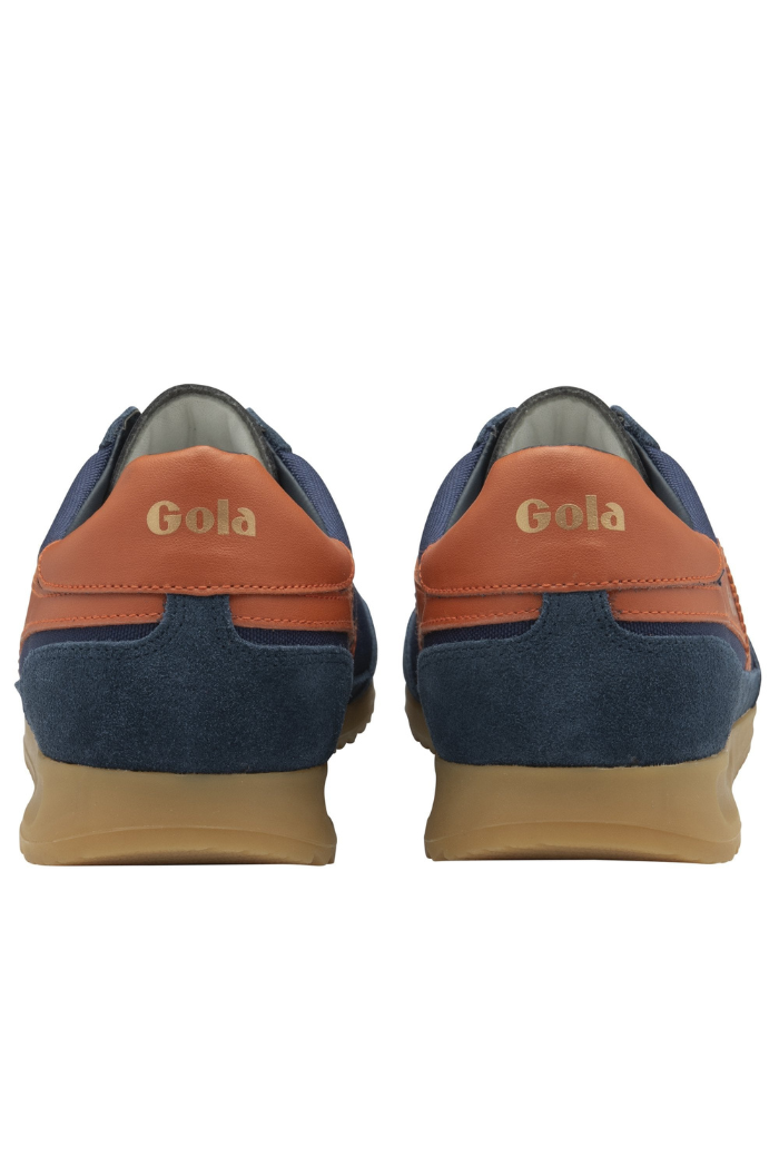 Gola Classics Men's Tornado Sneakers- Navy/Moody Orange