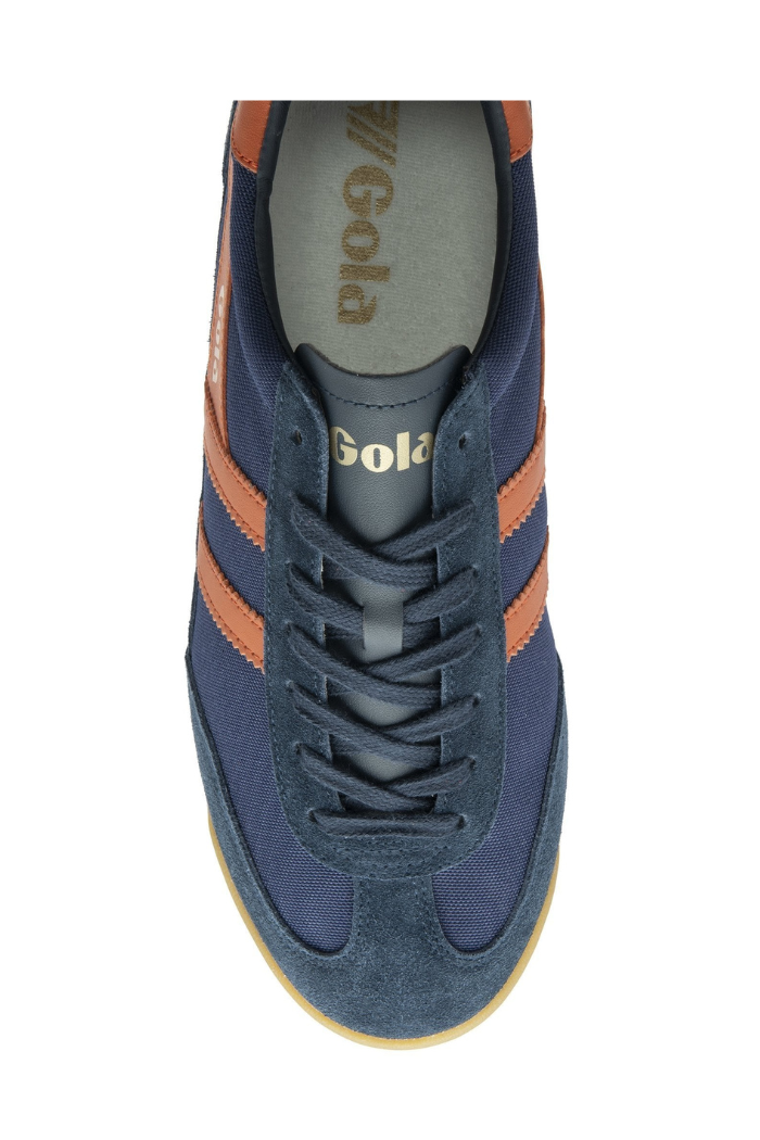 Gola Classics Men's Tornado Sneakers- Navy/Moody Orange