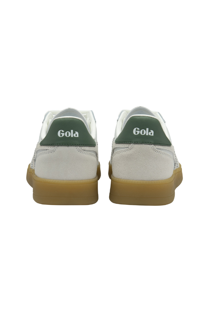 Gola Classics Men's Viper Leather Sneakers - White/ White/ Evergreen