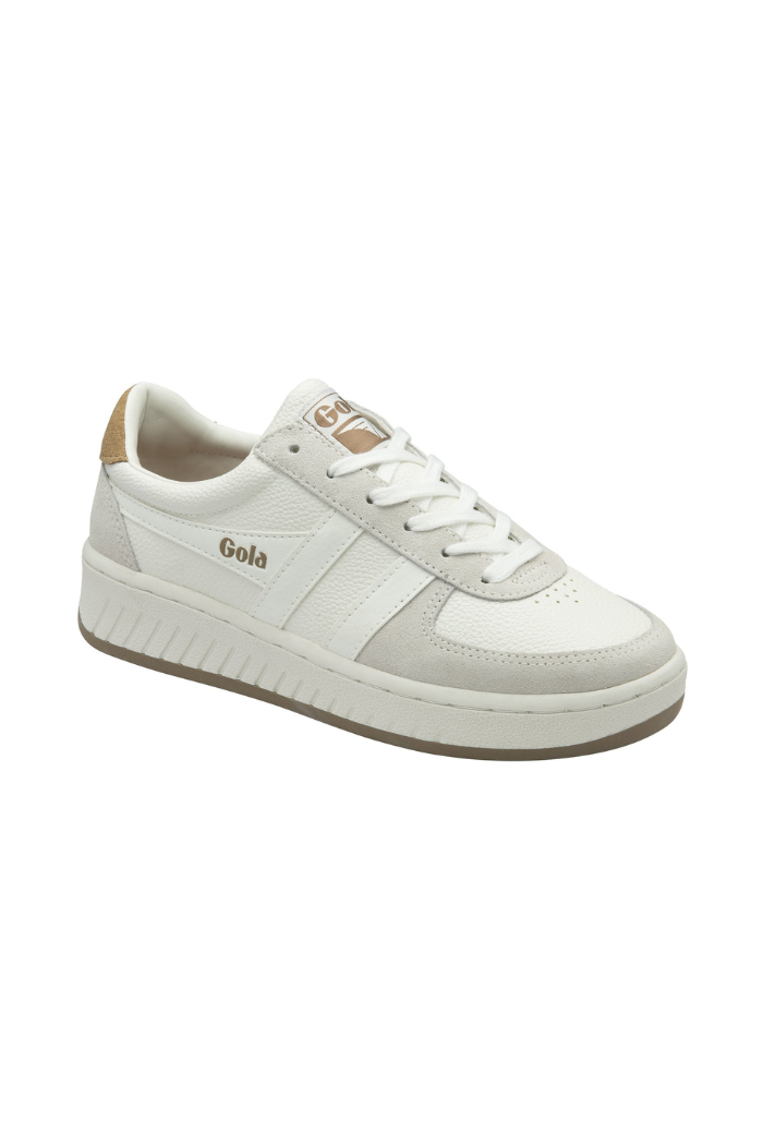 Gola Classics Women's Grandslam '88 Sneakers - White/White/Light Caramel