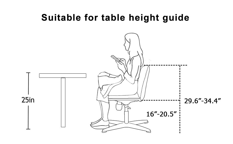 Black High Grade Pu Material. Home Computer Chair Office Chair Adjustable 360 ° Swivel Cushion Chair
