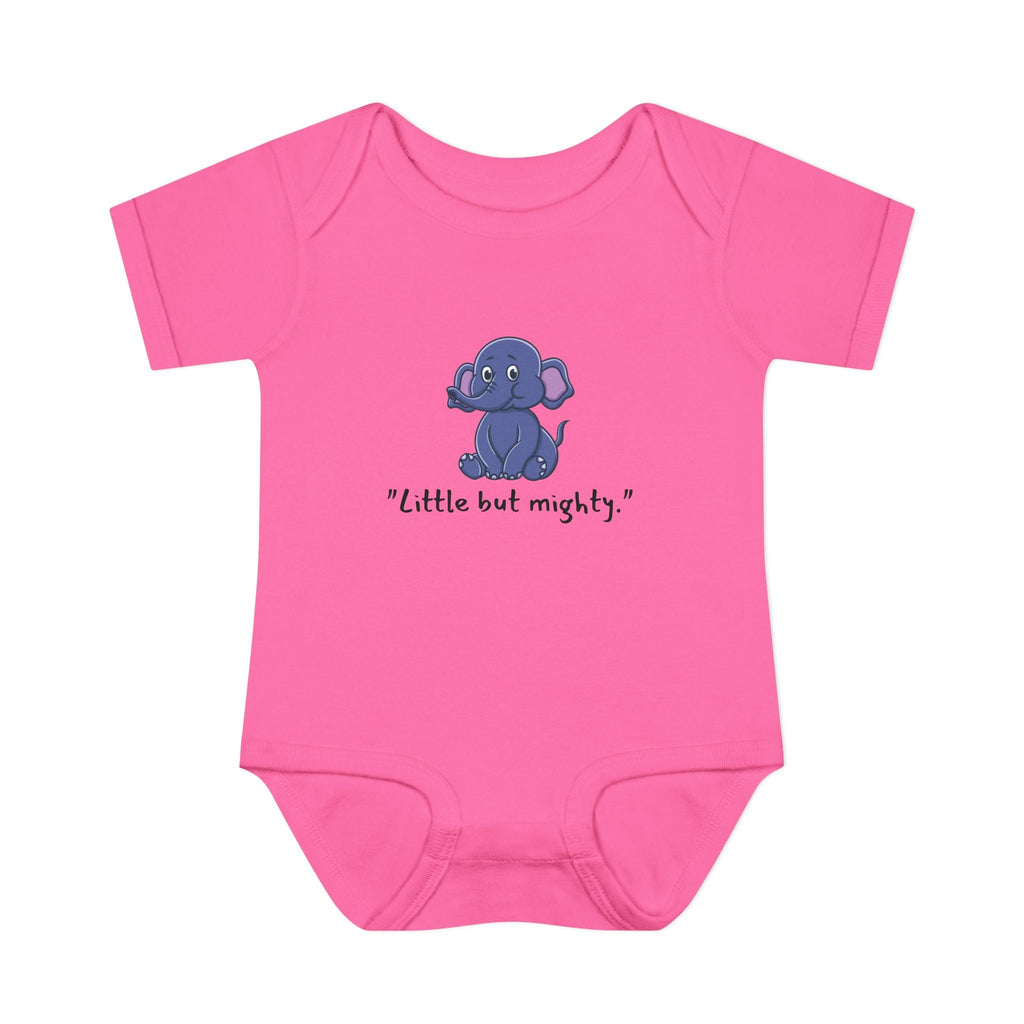 Baby Bodysuit - Little But Mighty Elephant