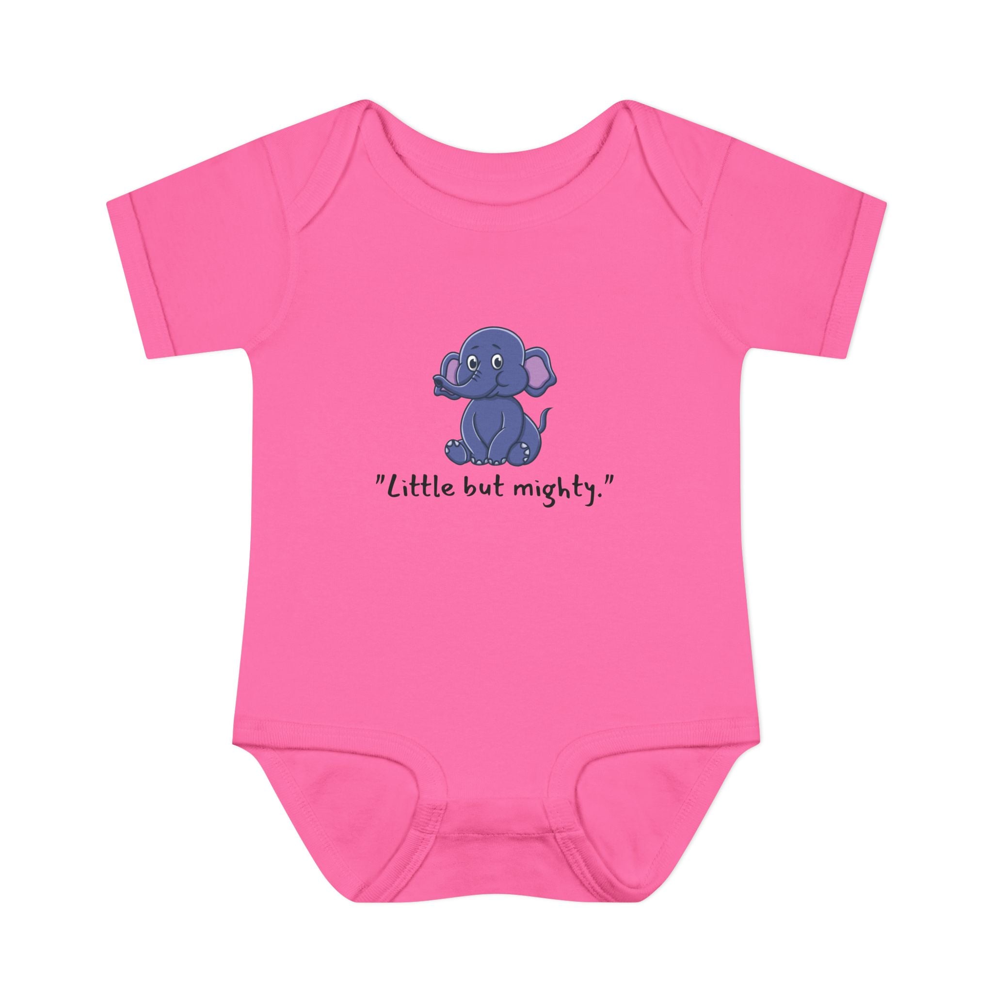 Baby Bodysuit - Little But Mighty Elephant