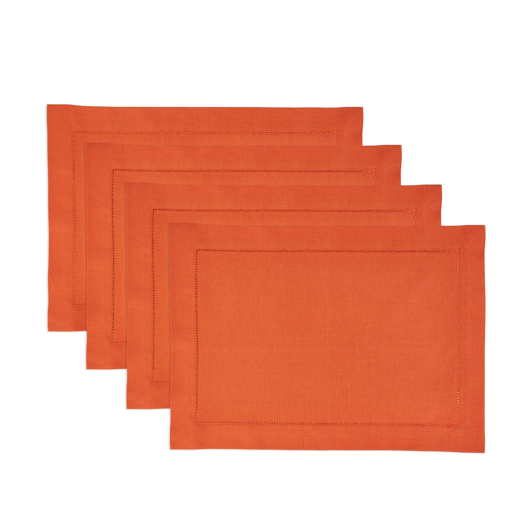 Cotton Linen Hemstitch Placemats