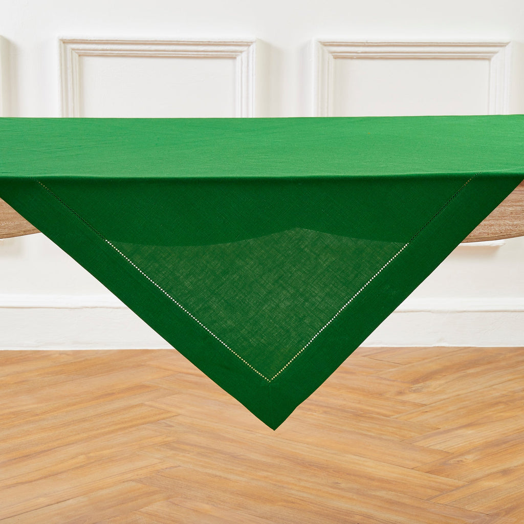 Classic Hemstitch Table Throw