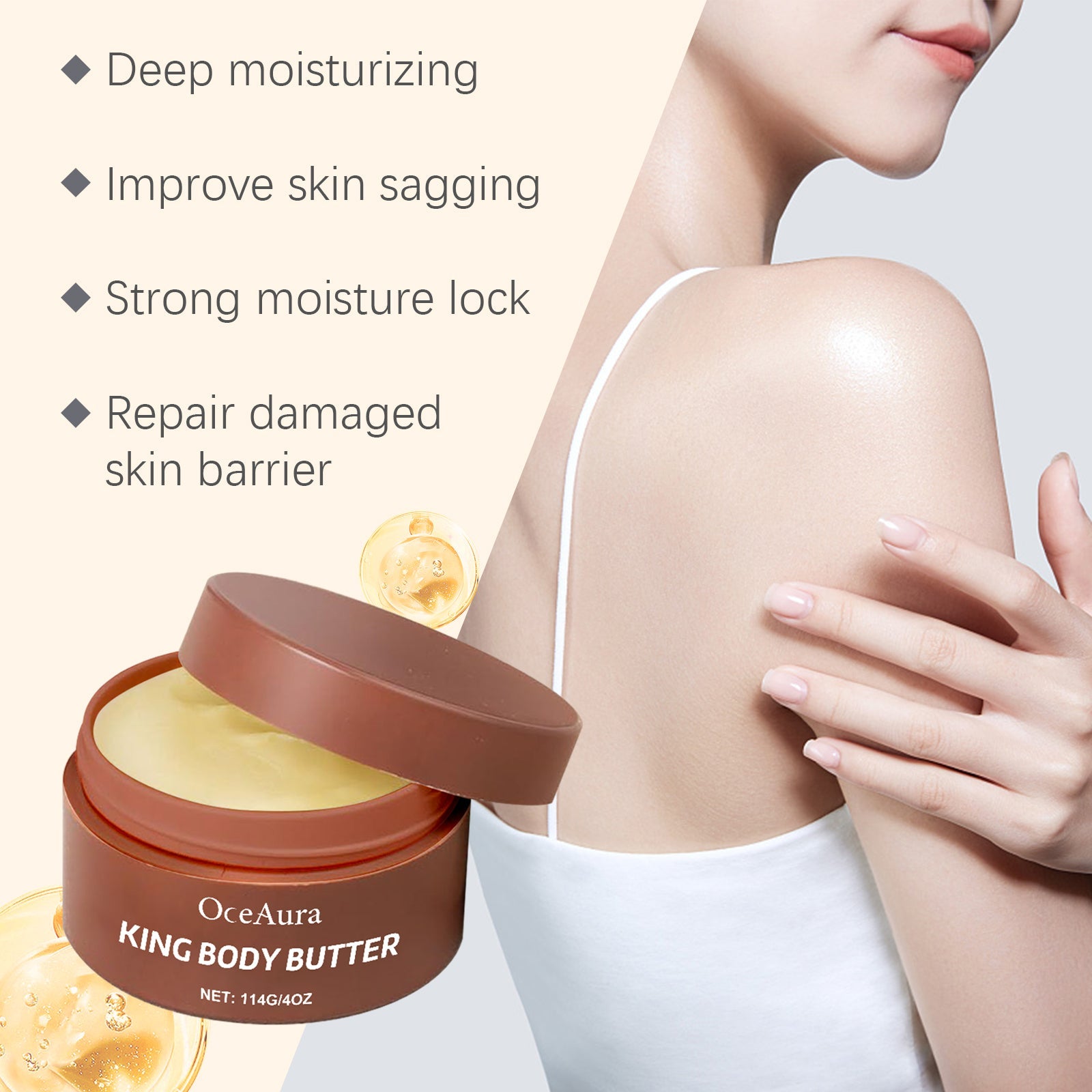 Shea Butter Moisturizer Hydrating Moisturizing Skin Care Relief Dry Soft Smooth Moisturizer