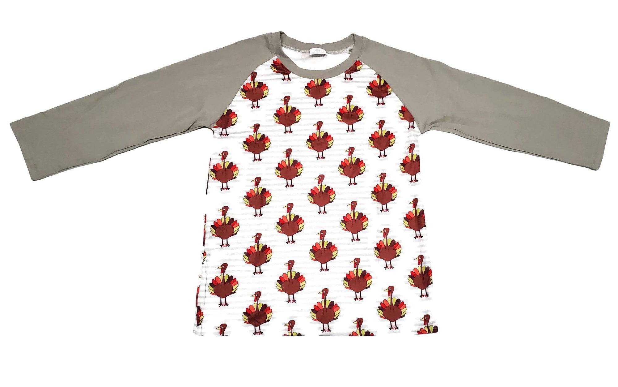 Long Neck Turkey Milk Silk Raglan
