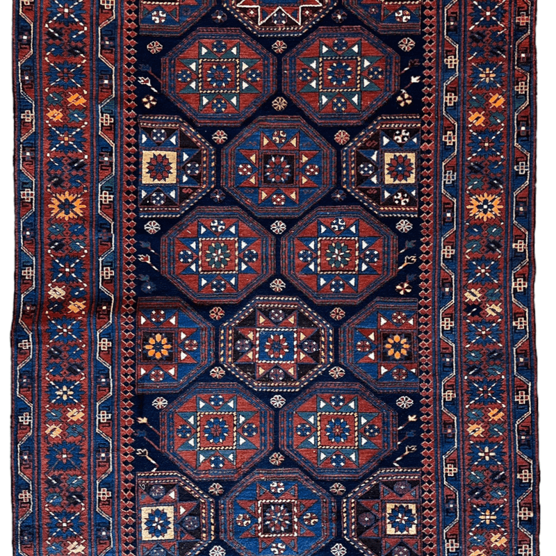 1880's Antique Shirvan 5x10 Area Rug