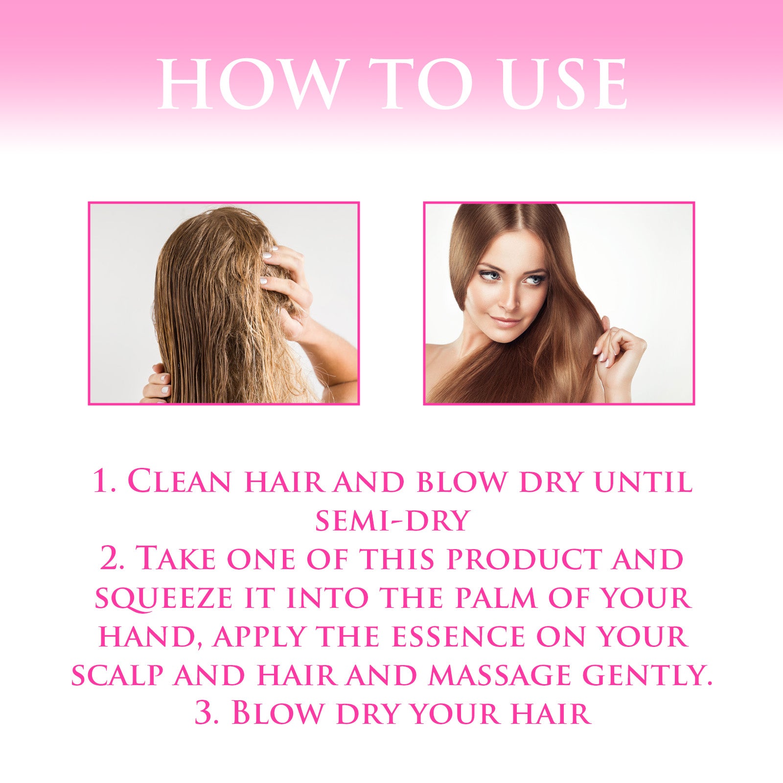 Hair Serum, Repair Hair Tail Frizz And Dryness Strong And Tough Hair Luster Smooth Hair Treatment Essence