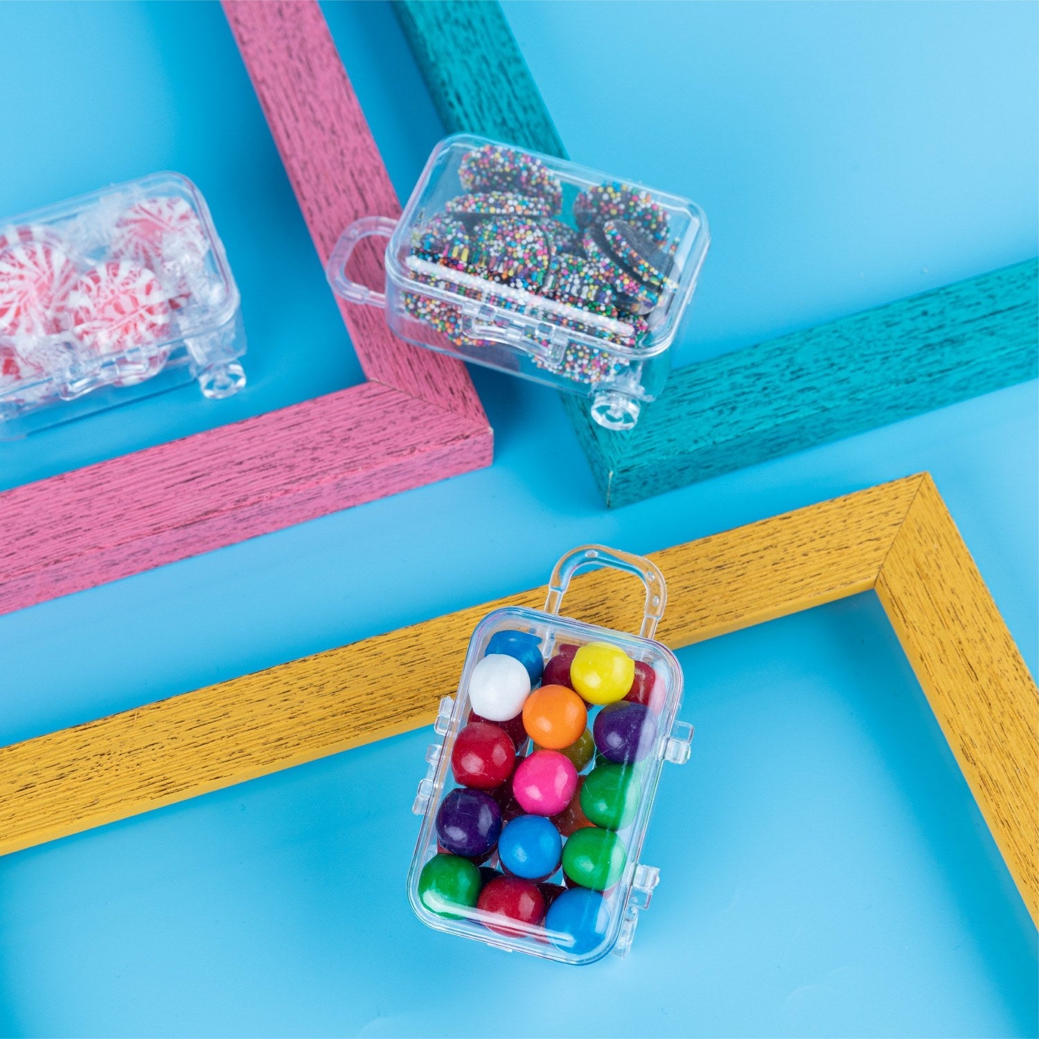 Travel Case Shaped Acrylic Candy Boxes