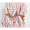 Red & White Capri Stripe / 20 x 20 Inch / Set of 4