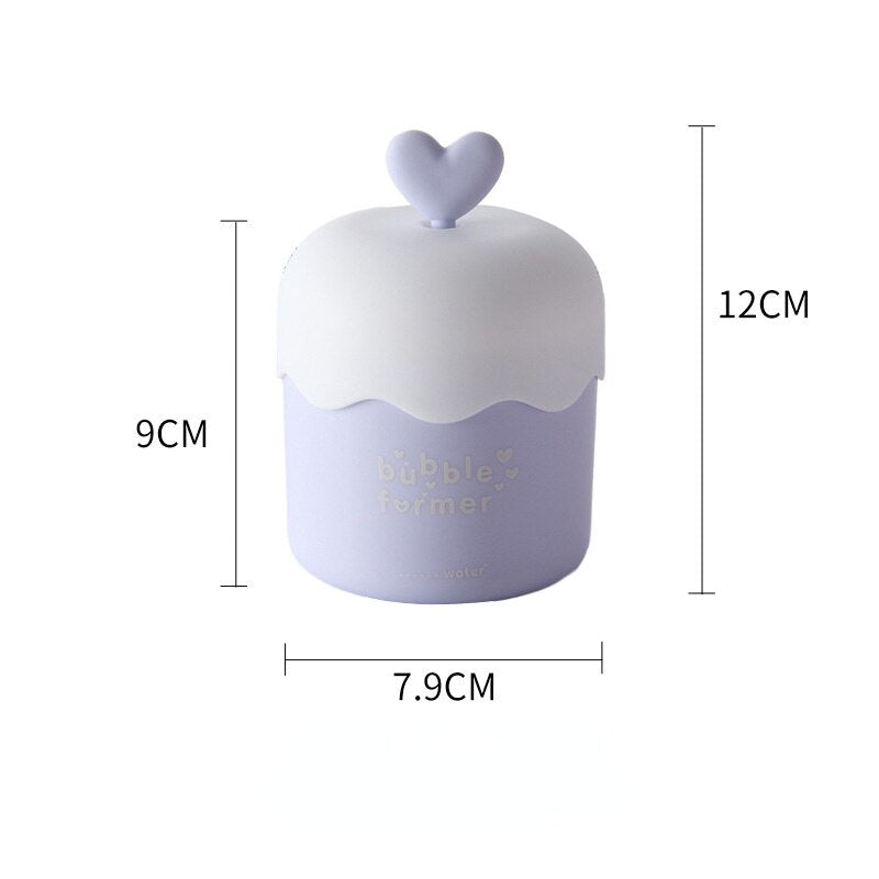 Portable Foam Maker Cup Bubble Foamer Maker Facial Cleanser Foam Cup Body Wash Bubble Maker Bubbler for Face Clean Tools