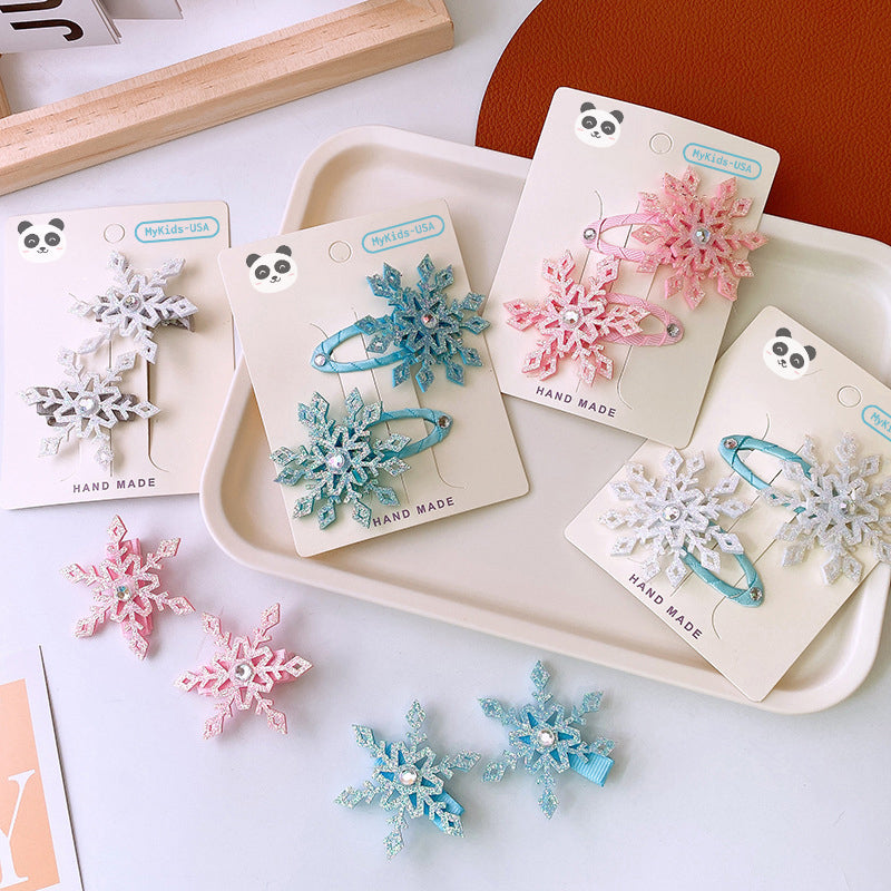 Children's Hair Clip With Fabric Cover -  All-In-One Hair Accessory Sets For Babies