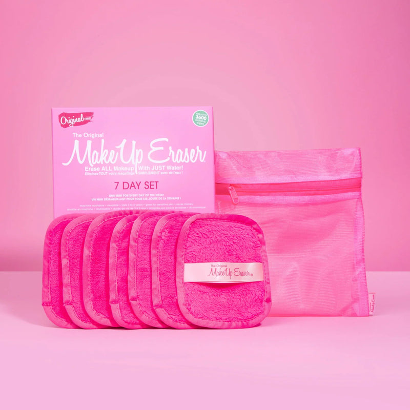 MAKEUP ERASER Original Pink 7-Day Set (7Pcs)