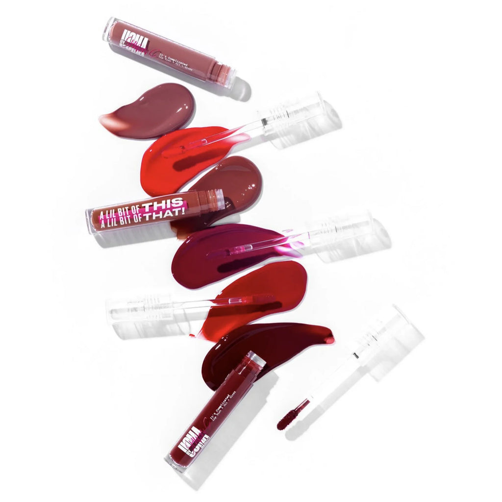 UOMA by Sharon C, It's Complicated Liquid Lip Tint + Oil + Gloss