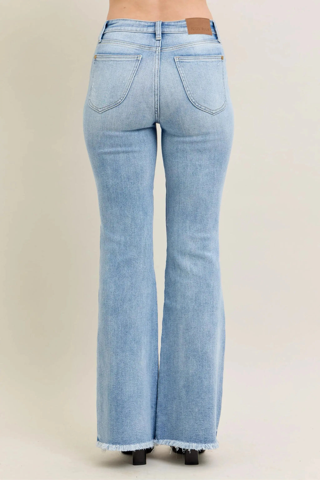 Judy Blue Jeans - Plus Size High Waist Flare Leg w/ Shield Pockets