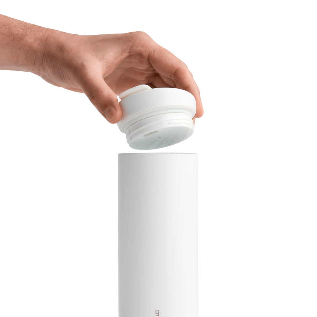 12oz Nomad Flip Tumbler - White