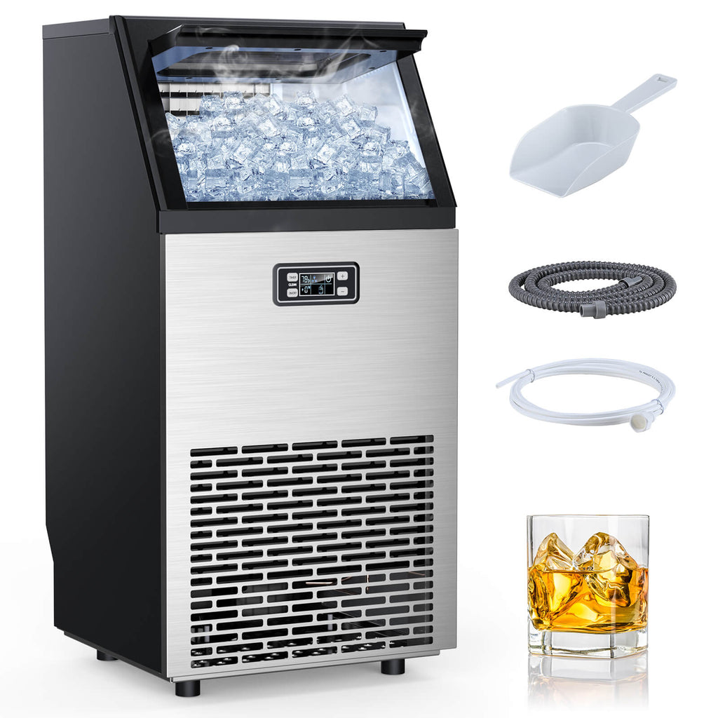 200LBS Freestanding Commercial Ice Maker Z5895