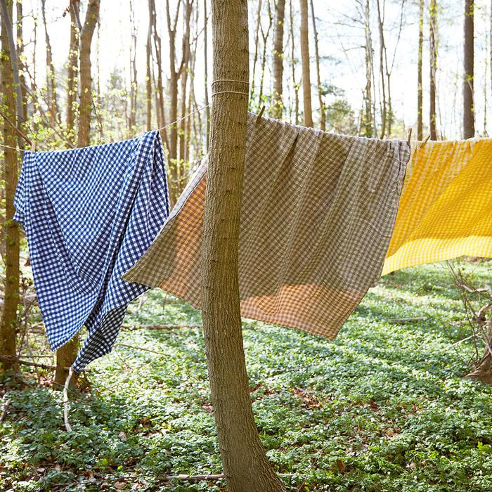 JUNA Bæk&Bølge Duvet Cover Set, Queen, Grey/Birch