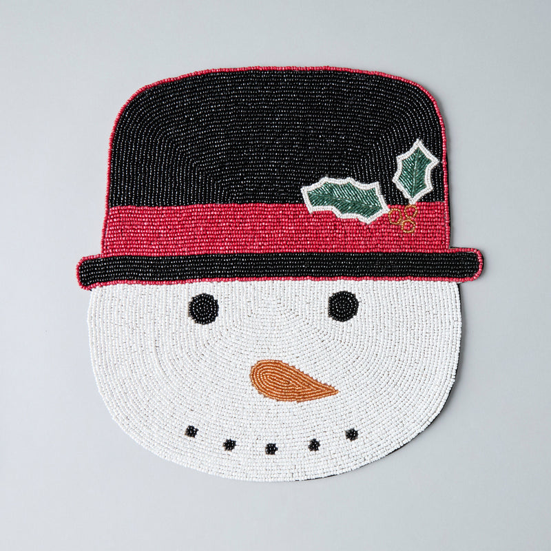 Frosty Snowman Placemat, Christmas Placemat, Snowman Placemat