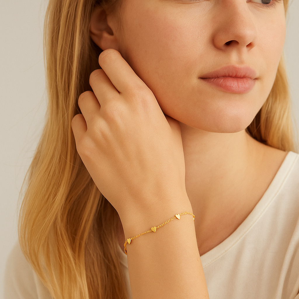 Forever Yours Heart Charm Bracelet