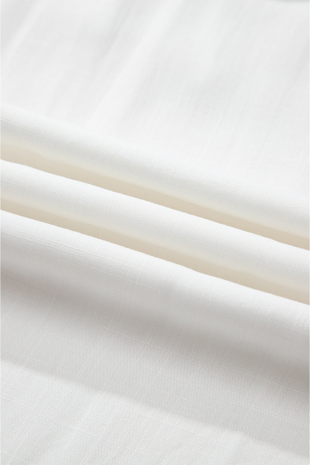 Floral Embroidered Drawstring V-Neck Blouse