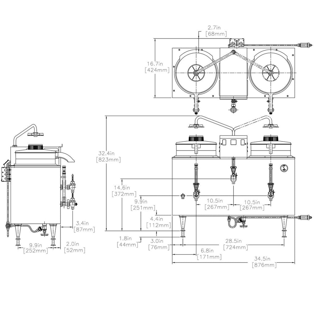 Bunn U3 120/240V Urn
