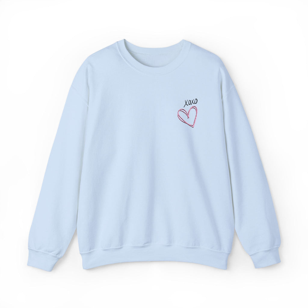Heart Adult Sweatshirt Women's Top - Cozy and Stylish Embroidered Sweatshirt for Every Adult