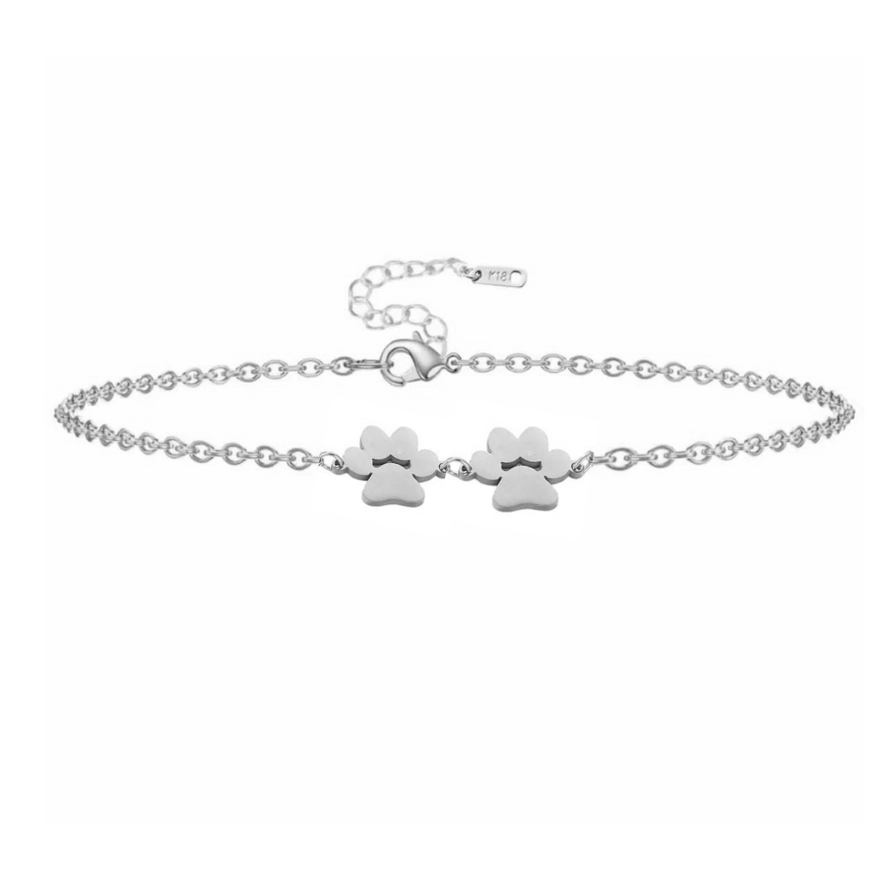 Fureverly Double Paw Print Bracelet