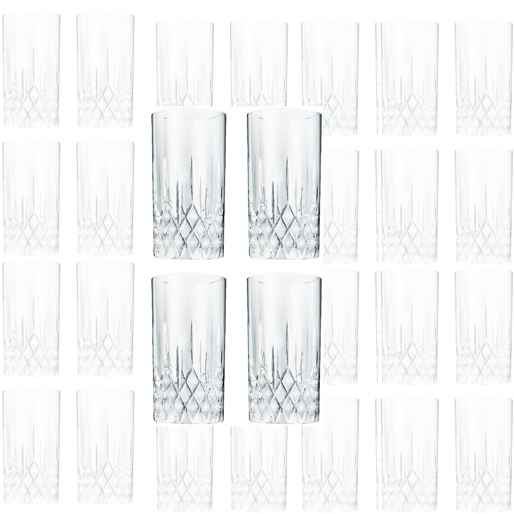 Tom Collins Drinking Glasses – Premium Water Glasses – 12oz