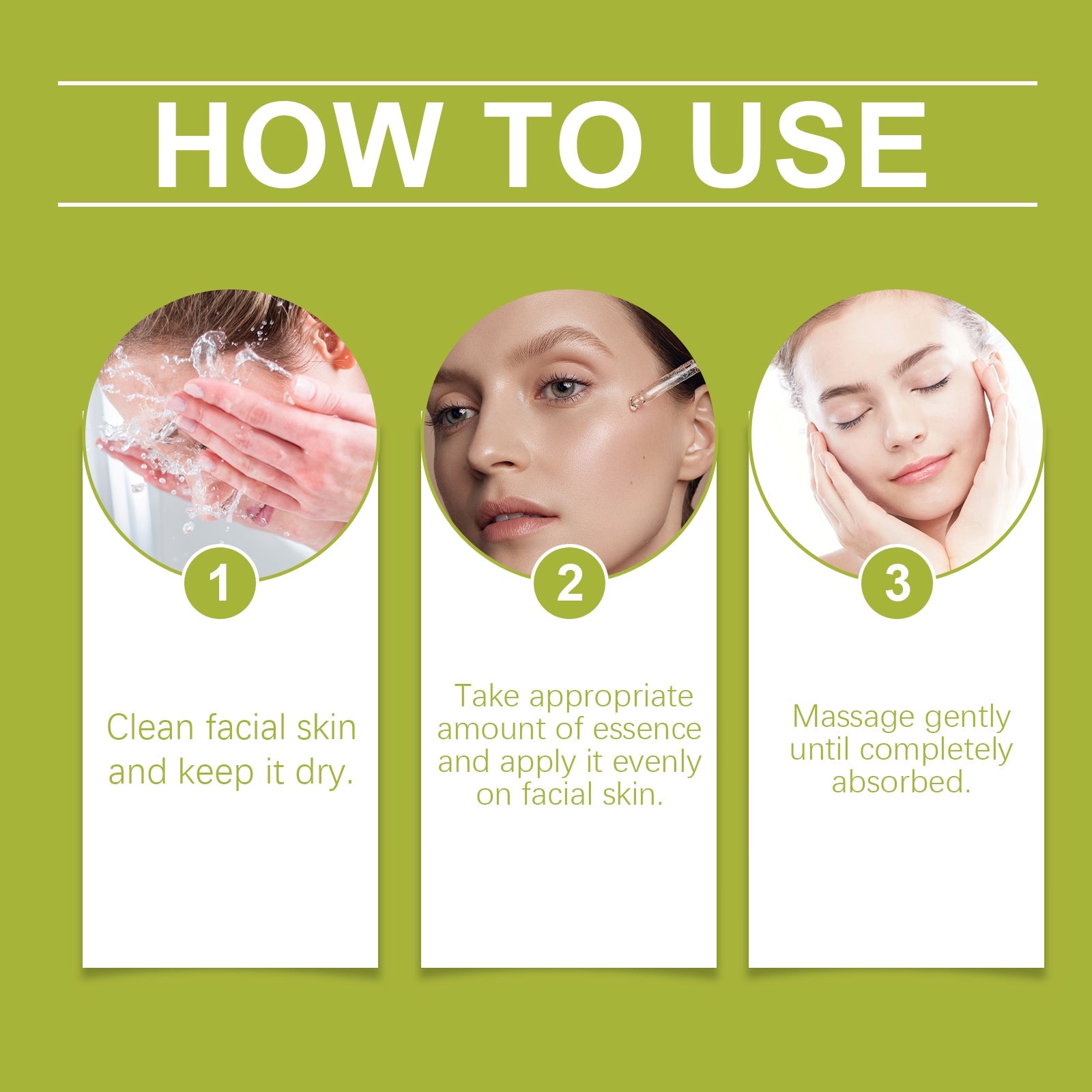 Green Tea Moisturizing Essence Gently Repair Facial Skin, Moisturizing And Radiant Plant Essence