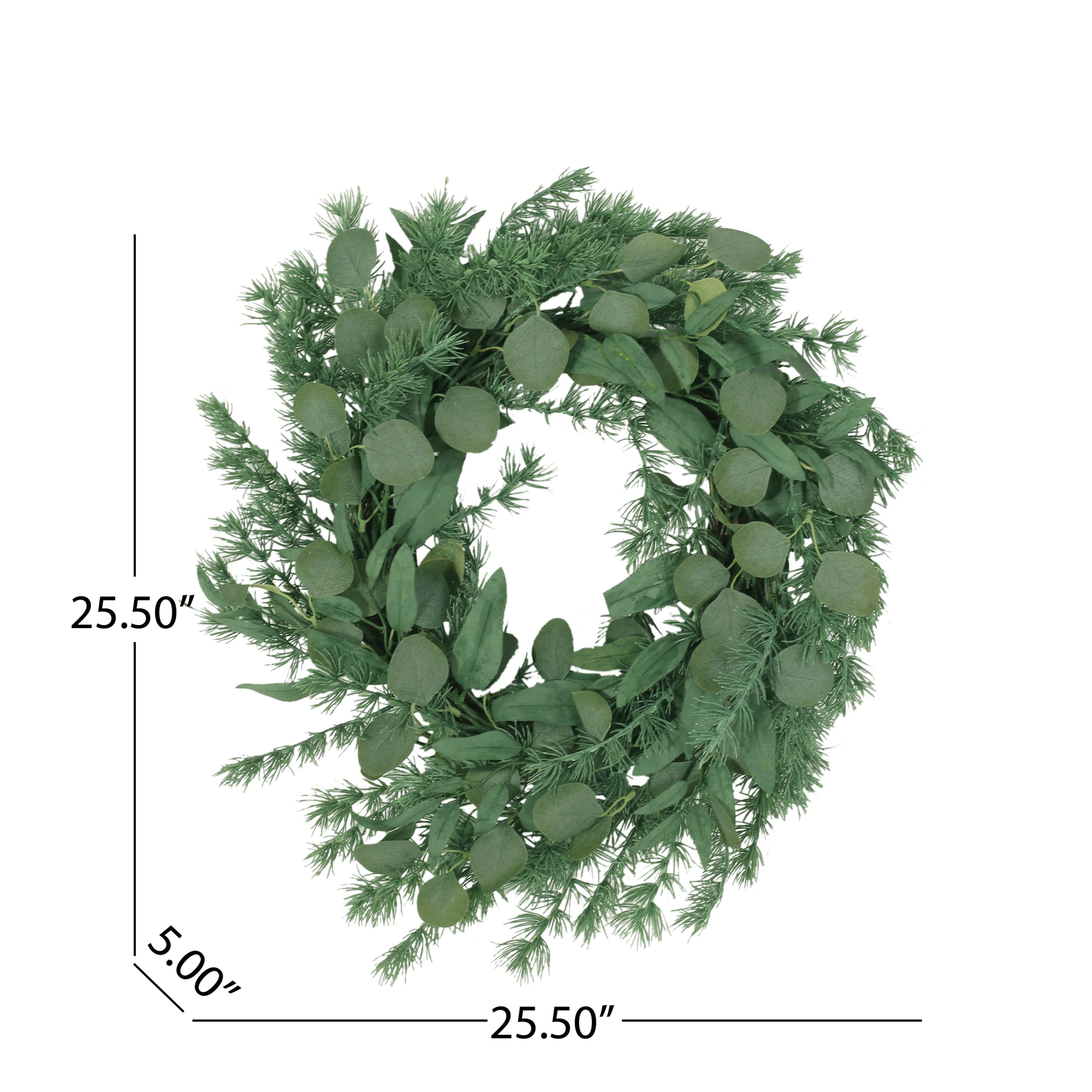 24.5" LEAVES WREATH